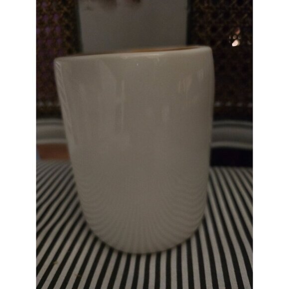 Rae Dunn Halloween Trick Candy Corn Icon Coffee Mug Orange Interior - Picture 6 of 10